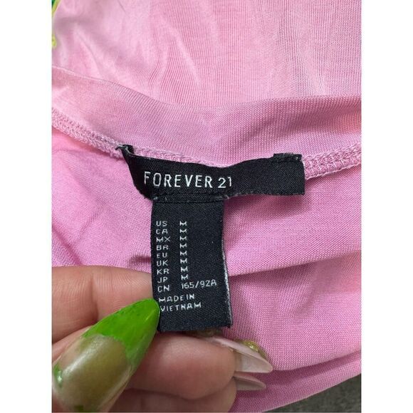 Forever 21 pink bodysuit size medium - Picture 6 of 6